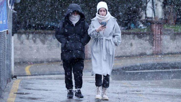 İstanbul için 18.00’den itibaren şiddetli kar uyarısı!