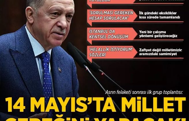 Cumhurbaşkanı Erdoğan’dan seçim tarihiyle ilgili net açıklama