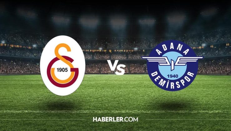 Galatasaray – Adana Demirspor maçı ne zaman saat kaçta? Galatasaray – Adana Demirspor CANLI izleme linki var mı?