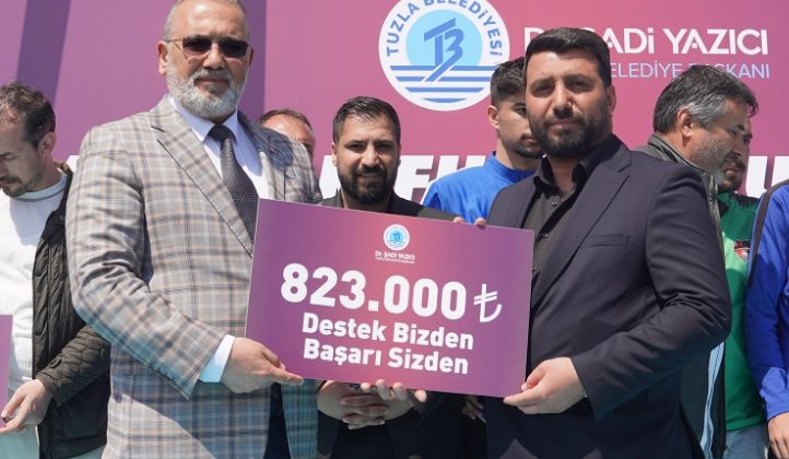 Tuzla Belediyesi’nden Amatör Spor Kulüplerine 823 Bin Lira Destek