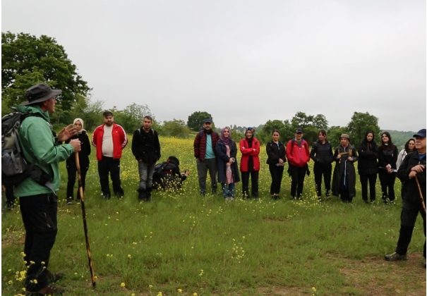 Sporseverler Yürüyüş Etkinliğinde 13 Kilometre Yürüdüler