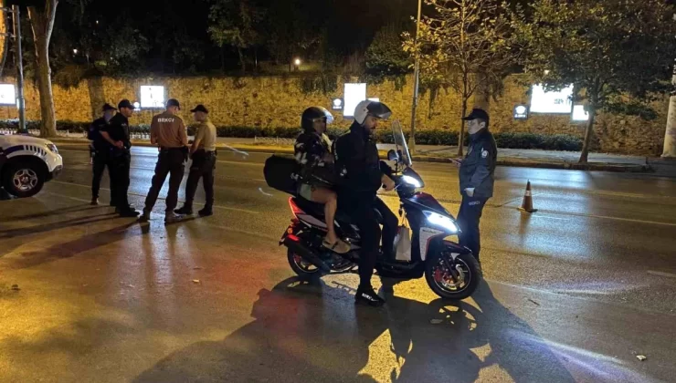 İstanbul’da Motosikletli Sürücülere Denetim Yapıldı