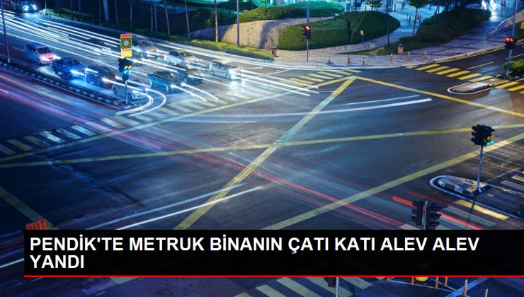 Pendik’te Metruk Binada Yangın Çıktı