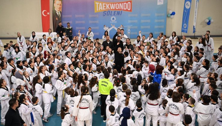 Tuzla’da Tekvando şöleni: 400 öğrenci yeteneklerini sergiledi