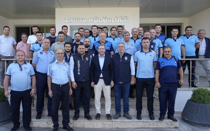 Pendik Belediye Başkanı Ahmet Cin Pendik Zabıtasını Ziyaret Etti