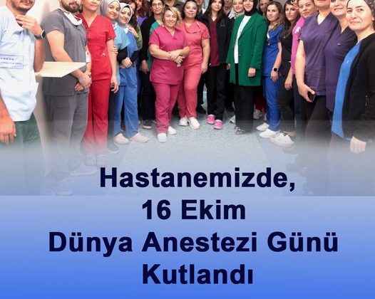 16 Ekim Dünya Anestezi Günü Yenimahalle Eğitim ve Araştırma Hastanesi’nde Kutlandı