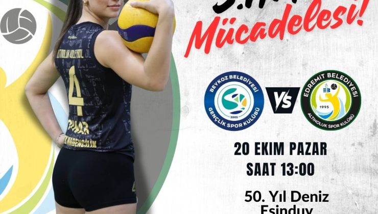 Beykoz Belediyesi Gençlik Spor Kulübü Kadın Voleybol Takımı 3. Haftada Edremit Belediyesi Altınolukspor İle Karşılaşacak