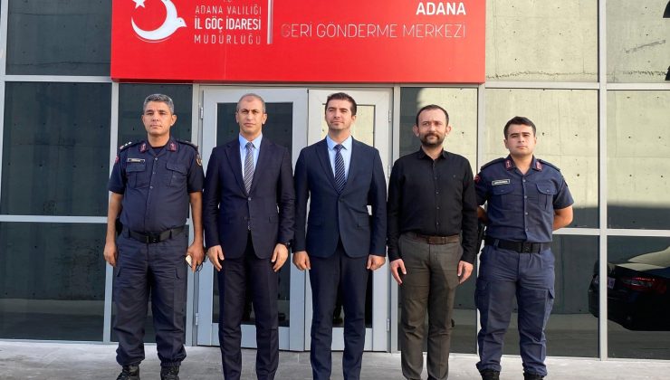 Yüreğir Kaymakamı Mehmet Aksu Adana Geri Gönderme Merkezi’ni Ziyaret Etti