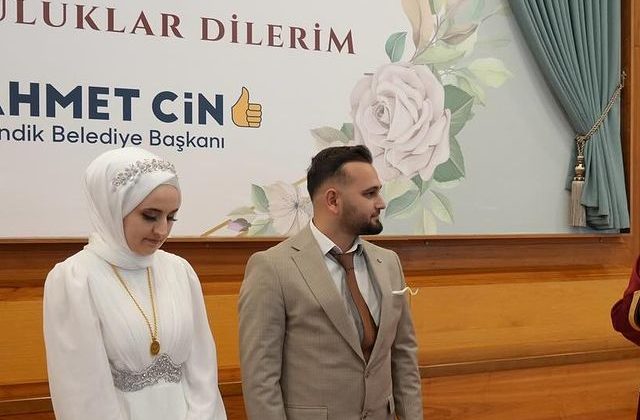 15 Temmuz Şehidi Burhan Öner’in Kızı Kader Öner ile Enes Yılmaz’ın Nikah Töreni Yapıldı