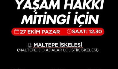 İstanbul’da Teröre Karşı Miting Düzenlenecek