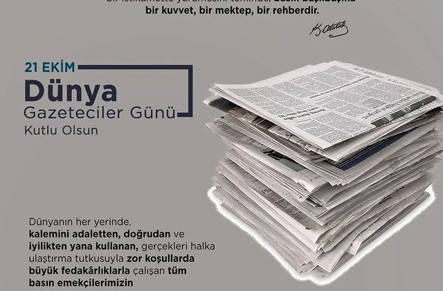 Dünya Gazeteciler Günü Kutlu Olsun!