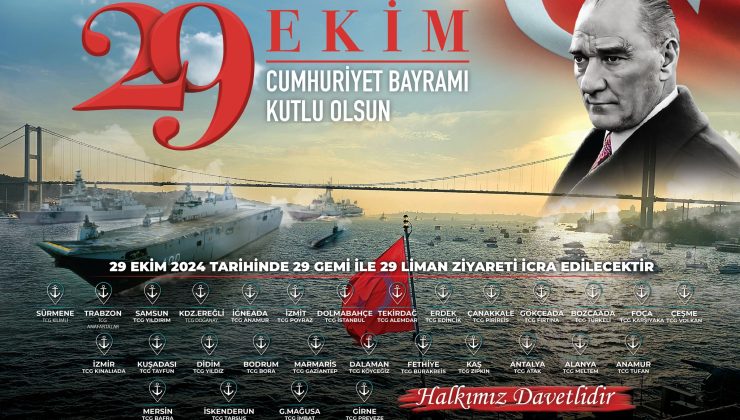 Deniz Kuvvetleri’nin 29 Ekim Cumhuriyet Bayramı Etkinliği