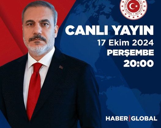 Bakan Hakan Fidan Haber Global’de Gündeme İlişkin Değerlendirmelerde Bulunacak