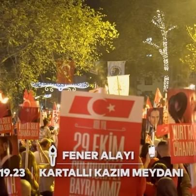 Cumhuriyetin 101. Yılı Kartal’da Coşkuyla Kutlanıyor