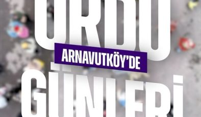 Arnavutköy’de “Ordu Günleri” Etkinliği