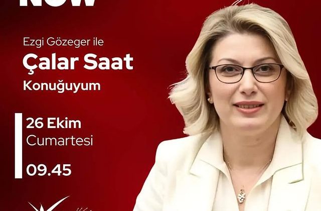 Cumhuriyet Halk Partisi Kadın Kolları Genel Başkanı Asu Kaya, Now TV’de Programa Katılıyor