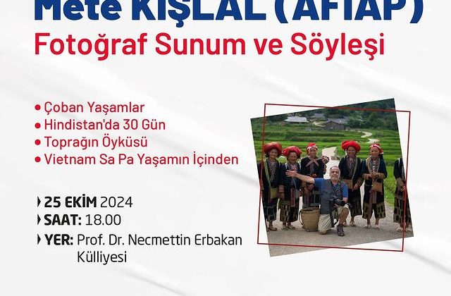 İstanbul Sancaktepe’de Fotoğraf Sanatçısı Mete Kışlal’ın Eserleri Sergilenecek