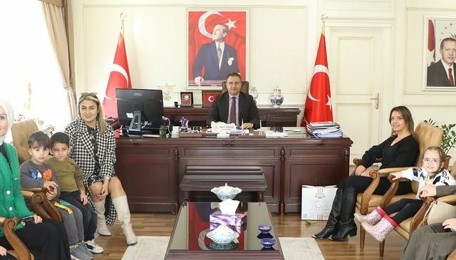 Özel Tomurcuk Anaokulu ve Özel Dünyam Anaokulu Öğrencileri Kaymakamı Ziyaret Etti