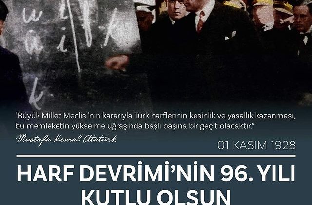 Harf Devrimi’nin 96. Yılı Kutlandı