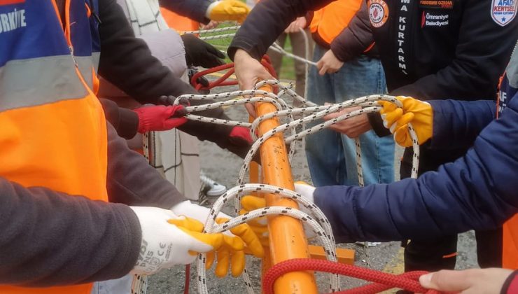 İstanbul Ümraniye’de “Destek Afad Gönüllüsü” projesi kapsamında eğitim gerçekleştirildi