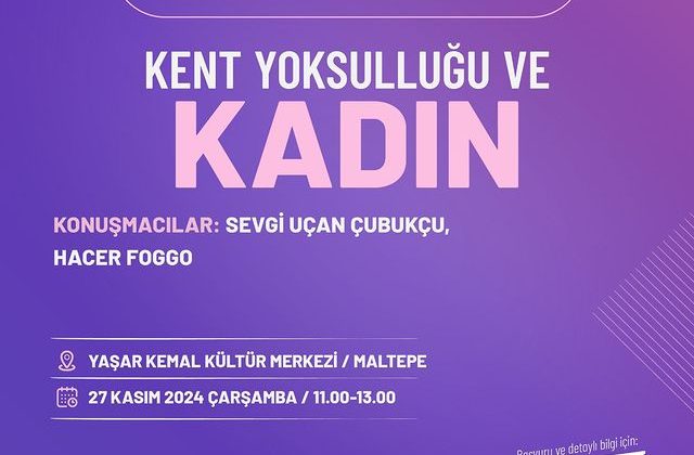 Maltepe Belediyesi, Şiddete Karşı Dayanışma Söyleşileri Etkinliği Düzenliyor