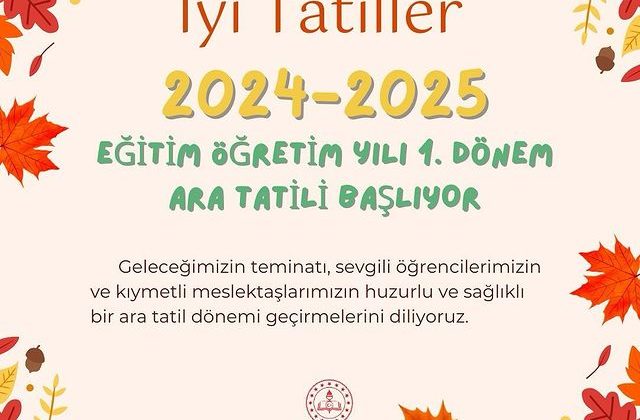 Beykoz İlçe Milli Eğitim Müdürlüğü’nden Eğitim Öğretim Yılı Tatili Dileği