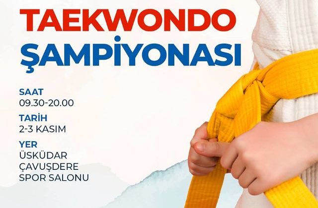 Minikler Taekwondo Şampiyonası Üsküdar’da Yoğun İlgi Gördü