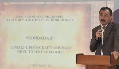 Faruk Demirbağ Ortaokulu’nda Fotoğraf Sergisi ve Ödül Töreni Gerçekleştirildi