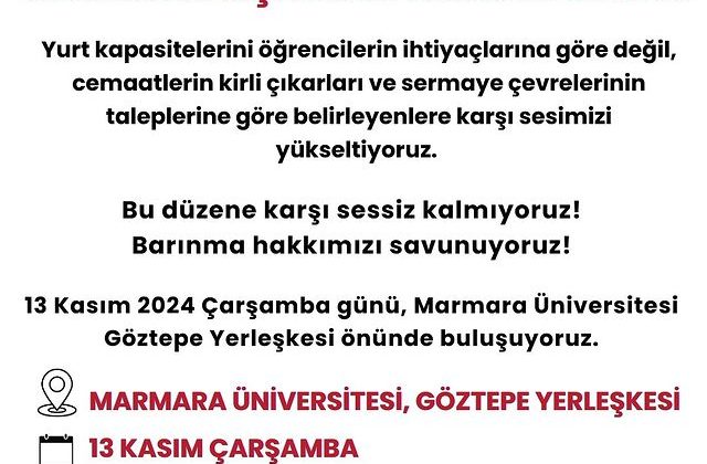 Gençler Barınma Hakkı İçin Bir Araya Geliyor