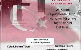 24 Kasım Öğretmenler Günü Kutlamaları