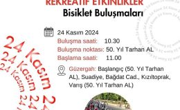 Öğretmenler Günü’nde Kadıköy’deki Anadolu Lisesi’nde Bisiklet Turu