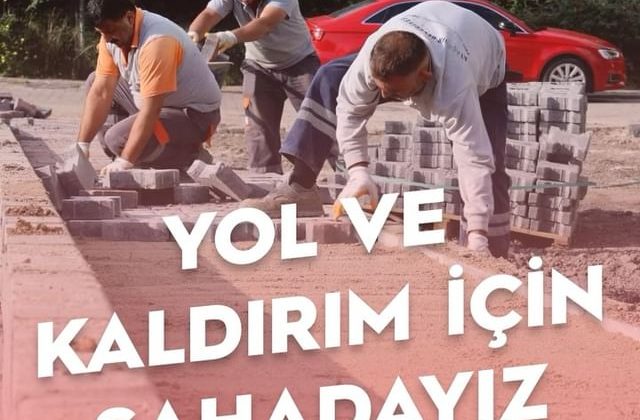 Ataşehir Belediyesi, Yol ve Kaldırım Bakım Onarım Hizmetlerine Devam Ediyor