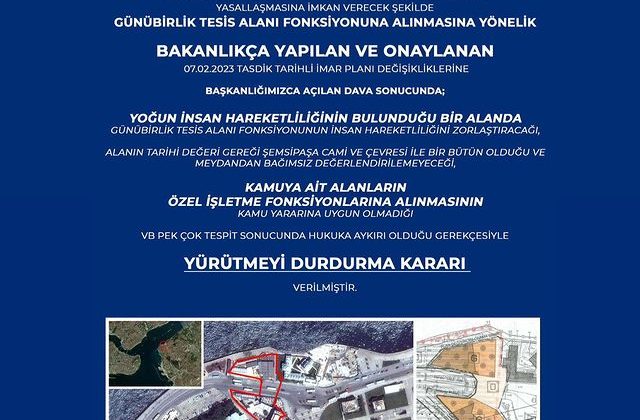 İstanbul’da Kaçak Kafeler İçin İmar Planları İptal Edildi