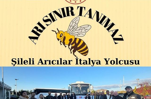 Şile İlçe Tarım Müdürlüğü Tarafından “ARI SINIR TANIMAZ” Projesi Kapsamında İtalya’ya Eğitim Gezisi Düzenlendi