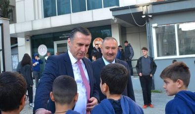 Kaymakam ve İlçe Milli Eğitim Müdürü İsmail Biçer Anadolu İmam Hatip Lisesi’ni Ziyaret Etti