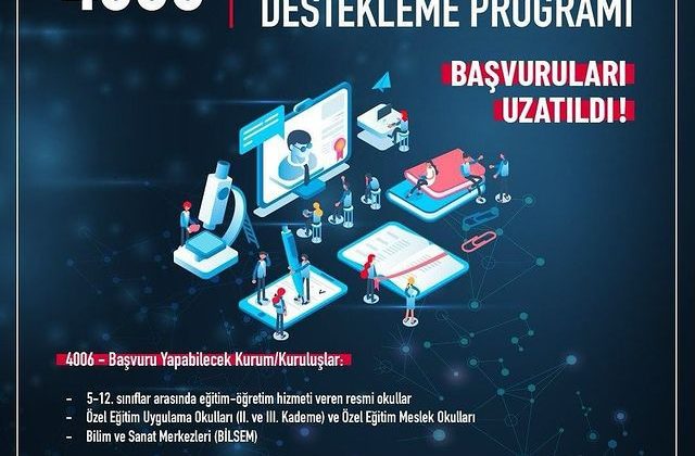 İstanbul’da 4006 TÜBİTAK Bilim Fuarları Başvuru Süresi Uzatıldı