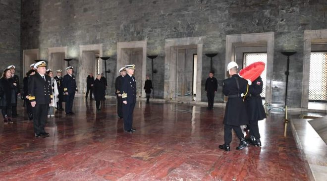 Deniz Kuvvetleri Komutanı Oramiral Ercüment Tatlıoğlu, İspanyol Deniz Kuvvetleri Komutanı Oramiral Antonio Pineiro Sanchez’i Türkiye’de Ağırladı