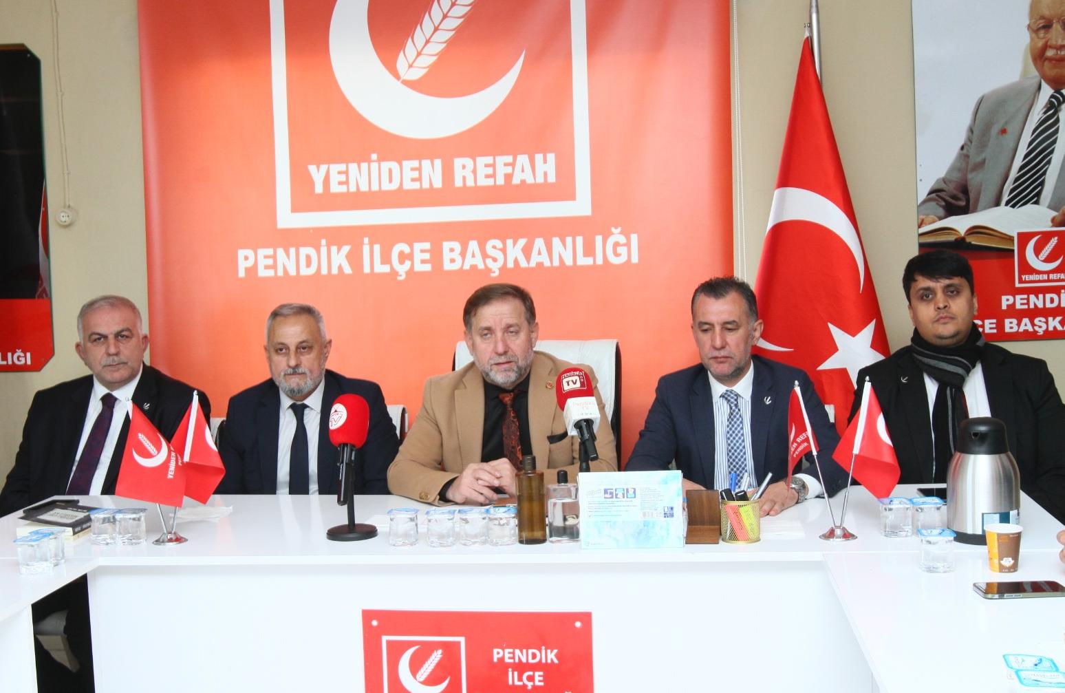 Yeniden Refah Partisi Anadolu Buluşmaları Kapsamında Pendik’te Bir araya Geldi