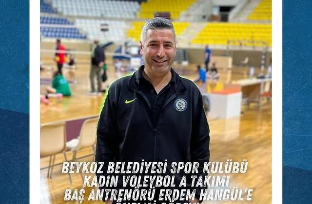 Beykoz Belediyesi Spor Kulübü’nde Kadın Voleybol A Takımı Baş Antrenörü Erdem Hangül’e Yeni Görev