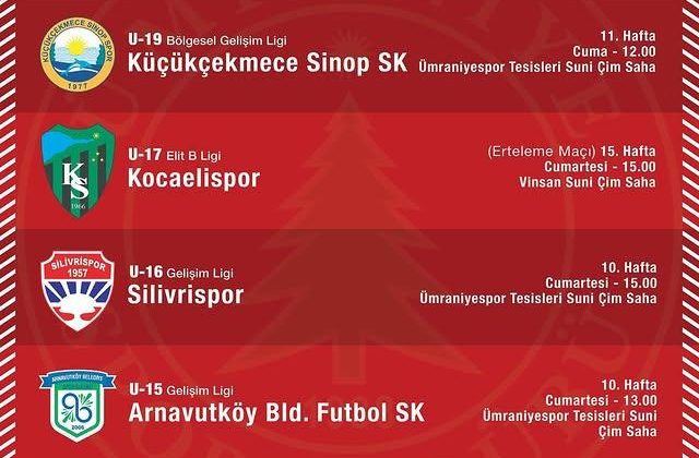 Ümraniyespor Futbol Akademisi Futbolcuları İçin Haftalık Antrenman Programını Açıkladı