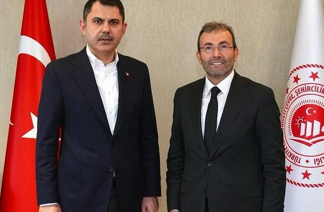 Pendik Belediye Başkanı Ahmet Çin, Çevre Şehircilik ve İklim Değişikliği Bakanı Murat Kurum İle Görüştü
