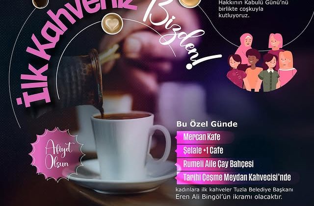 Dünya Türk Kahvesi Günü ve Kadınların Seçme ve Seçilme Hakkının Kabulü Tuzla’da Kutlandı