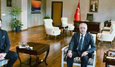 İş İnsanı Orçun Eser, Çekmeköy Kaymakamı Resul Çelik’i Ziyaret Etti