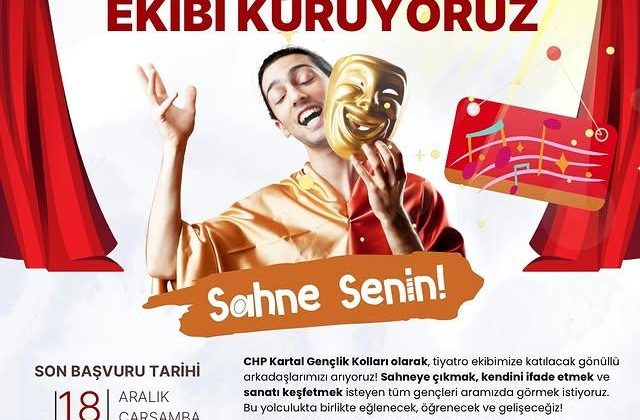 Kartal’da Tiyatro Eğitimleri Başlıyor