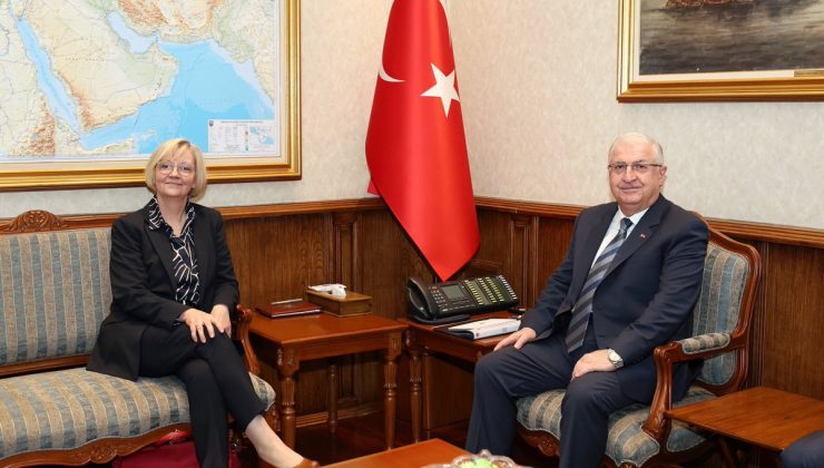 Millî Savunma Bakanı Yaşar Güler, Almanya’nın Ankara Büyükelçisi Sibylle Katharina Sorg’u Kabul Etti