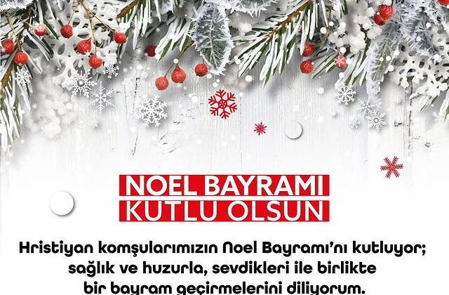 Hristiyan Toplumu Noel Bayramı’nı Kutluyor