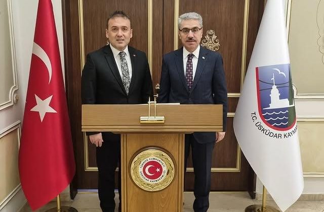Beykoz Kaymakamı Faik Oktay Sözer, Üsküdar Kaymakamı Adem Yazıcı’yı Ziyaret Etti