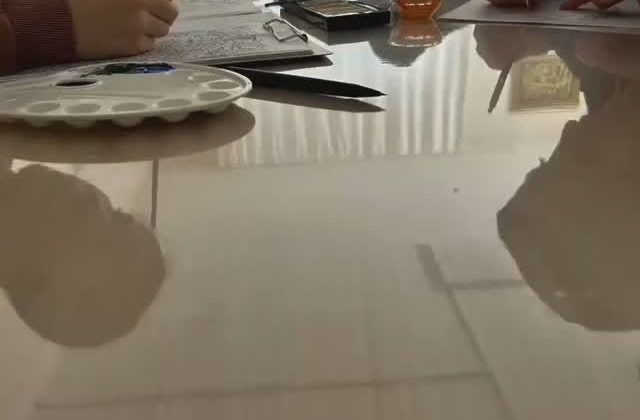 Pendik Müftülüğü Gençlere Tezhip Dersi Sunuyor