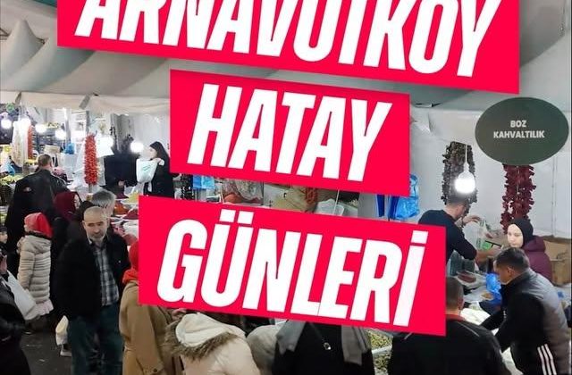 Arnavutköy Şehir Parkı’nda Hatay Günleri Buluşmaları