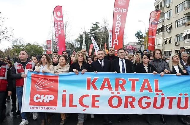İstanbul CHParty Kartal İlçe Başkanlığı İnsanca Yaşam Mitingine Katıldı